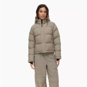 Aritzia Super Puff Shorty, Modern Taupe | S